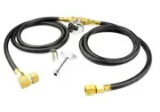 Stanbroil Natural Gas Connection Fire Pit Installation Hose with 1/2" Chrome ...