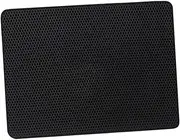 Ｂｅｓｇａ Cat Litter Mat Honeycomb Double Layer Mat Easily Cleanup Anti Slip Clean Floor Easy to Clean for Indoor Cats Kitten, Black