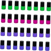 Gatuida 40PCS Essential Oil Roller Bottles Refillable Aromatherapy Perfume Bottles Durable Containers with Roller Balls Safe Leak Design for Travel
