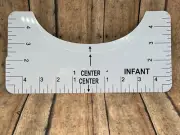 Set Of 4 Plastic Shirt Alignment Sublimation Tool Designs Vinyl Ruler Guide