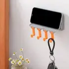 1 Set Organizer Rack Easy to Clean All Match Countertop Free 4 Hooks Included