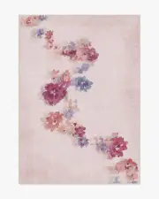 150' x 215' | Machine Washable Runner Rug | Kid & Pet Friendly | Indoor Rug | Clara Soft Rose Rug | Ruggable