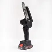 Handheld Electric Chainsaw High-powe Logging Garden Wood Cutter + 2 Battery