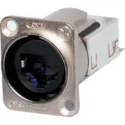 Neutrik 8P8C RJ45 Modular Chassis Socket Cat6 NE8FDY C6 line plug connector