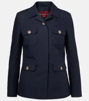 [Gucci] Gucci Cotton canvas jacket AU 6 blue