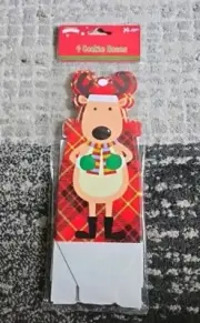 4 cookie boxes holiday season reindeer