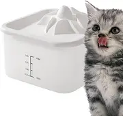Cat Water Fountain - Volcano Eruption Shape Silent Kitten Water Dispenser,Large Capacity Pet Feeding Supplies, Small Animal Drinking Tank for Small Medium Large Cats and Dogs