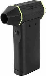 RIZGHWOY Electric Dust Blower Powerful 150000RPM Fan Type C QC20W Fast Charging Air Duster for Car Computer Lens Cleaning, Metal/Black/1pc