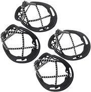 [BIUDECO] 2 Pairs Crampon Traction Cleats Shoes Cover Outdoor Russia