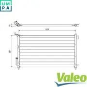 CONDENSER AIR CONDITIONING 817836 FOR NISSAN MICRA/III/C+C JUKE TIIDA NOTE 1.2L