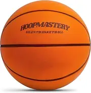 Silent Basketball Dribbling Indoor Training Ball - Realistic Size 7 Quiet Basketball with Higher Bounce - Lightweight Soundless Dribble Basketballs - Durable Grooved Foam No Sound Hoop Basket Balls