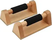 Perfeclan 2Pcs Push up Bar Set Parallettes Bar Fitness Calisthenics Equipment, Handstand Non Slip Home Workout Push up Handles