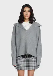 Misty Elusive Girlfriend Pullover Sweater