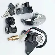 Ignition Key Switches for XV125 for Virago 125 1997 1998 1999-2000/XV250 for Virago 250 1988 1989 1990-2013 Ignition Switch Lock Gas Cap Set Lock Key Ignition Barrel Key Switch