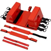 EMS XTRM Spine Board Head Immobilizer for Backboard - Re-usable, Lightweight,...