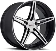 Cray BRICKYARD Black Wheel with Painted Finish (20 x 11. inches /5 x 120 mm, 73 mm Offset)