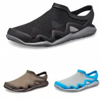 在飛比找Yahoo!奇摩拍賣優惠-全館特惠 CROCS卡駱馳 激浪男士酷網涉水鞋 運動透氣鞋 