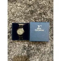 在飛比找蝦皮購物優惠-Sigma三眼錶 鋼錶帶 男錶