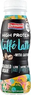 VIT.O.BEST Drink-RTD-Caffè Latte-250 ml Pet Bottle Smoothie Cafe EHRMANN-High Protein Shot 250 ml, Plastic, Multicolor