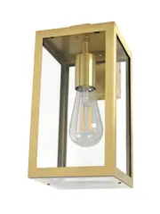 Southampton 1 Light Small Wall Bracket in Solid Brass