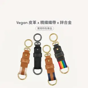 Moshi key ring 勾扣皮革織帶鑰匙