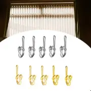 Pack of 100 Elegant Curtain Hooks Tape Drapery Hooks for Easy Hanging Part