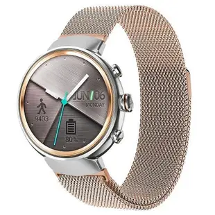 華碩ASUS Zenwatch 3錶帶 米蘭磁吸不鏽鋼錶帶 華碩ASUS WI503Q快拆錶帶保護貼軟膜 現貨 限時下殺--台北之家