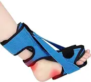 Foot Night Splint,Adjustable Ankle Support Brace - Breathable Heel Relief Straps, Anti-Twist Ankle Orthosis For Day And Night