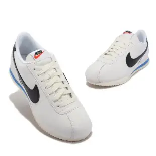 Nike 休閒鞋 Wmns Cortez 女鞋 男鞋 白 藍 阿甘鞋 皮革 基本款 運動鞋 DN1791-100