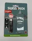 Swiss Tech Bright LED Rechargeable Keyring Torch USB Charger Swiss+Tech Light