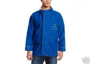 Ansell Sawyer-Tower 66-670 CPC Nomex Trilaminate Jacket, 30" Length Small Blue