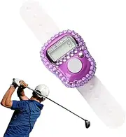 Finger Tally Counter | LCD Display Number Clicker Counter - Manual Resettable Electronic Knitting Row Recorder Ring for Track and Field Lap