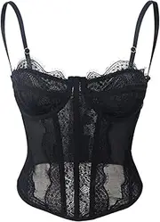 [Generic] Long plus Size Robes for Women 4x-5x Corset Top With Straps Women Corset Going Out Crop Top Long Bathrobe for Women Sexy