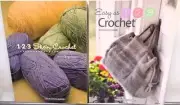 2 Crochet PATTERN Books for 1 2 & 3 Skeins of Yarn Fashion Home Decor Kids Gifts
