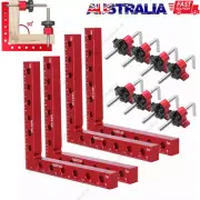 12x 160MM Right Angle Clamps 90° Positioning Squares Woodworking Corner Clamping