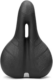 Universal Road/MTB/Tour Bike Seat - Svidza Bicycle Saddle Pad is Padded with High-Density Memory Foam. The Bike Cushion Base with Reflective Strips