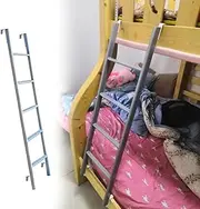 Bunk Bed Ladder Hanging Bunk Bed Ladder Only, Metal Adjustable Replacement Ladder with Hook, Safety Raised Bed/RV/Motorhome Climb Ladder, Load 330Lbs (Size : 150cm/59)