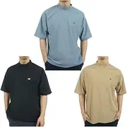[アドミラル] ADMA336 Men's Golf Shirt, Oversized Mesh, Mock-Neck Shirt