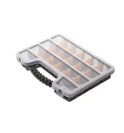 Plastic Storage Tool Box With Multiple Adjustable Compartments 32cm x 24cm x 5cm