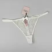 Agent Provocateur Willa White Bridal Thong AP4 large NWT