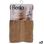 Bath Towel Camel 70 x 130 Cm 3 Units