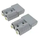 Jaylec 120A Grey Connectors with Terminals, Pack of 2 - ECH9120