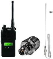 ORICOM UHF5500-1 5 WATT 80 CH Handheld UHF Radio+AXIS CH5T White Antenna Pack