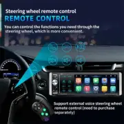 5.1in Car Stereo Receiver Touch Screen MP5 Player Radio 1 Din Carplay Bluetooth (for: Fiat)