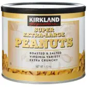 NEW Super Extra Large Virginia Peanuts Roasted Salted Nuts Extra Crunchy 1.13kg!