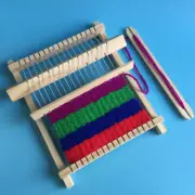 Kids Weaving Machine Wooden Weaving Tool Wood Knitting Loom Weaving Kit Kids