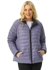 [Fella Hamilton] Outdoors Reversible Down Jacket in Purple
