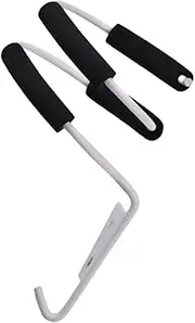 OATIPHO 1 Set Iron Hair Dryer Holder: Sponge Sleeve Hair Dryer Wall Spiral Bracket With Hanging Hook - Bathroom Hairstyling Tool Organizer For Home Barber Shop