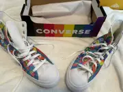 Converse Chuck Taylor AllStar High Pride Multicolor Sneaker 170822C Men 9.5 NEW