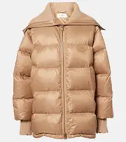 [Chloe] Chloé Oversized quilted down jacket AU 16 beige